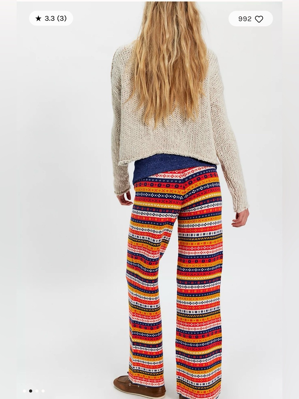 Free People Nova Knit Flare Pants - Picture 2 of 7